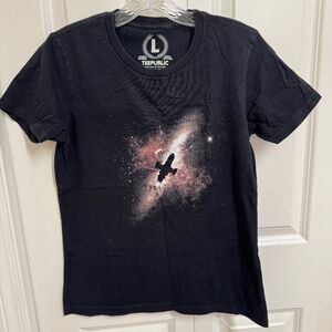 Firefly Serenity TeePublic Graphic T-Shirt Black  Short Sleeve Size L